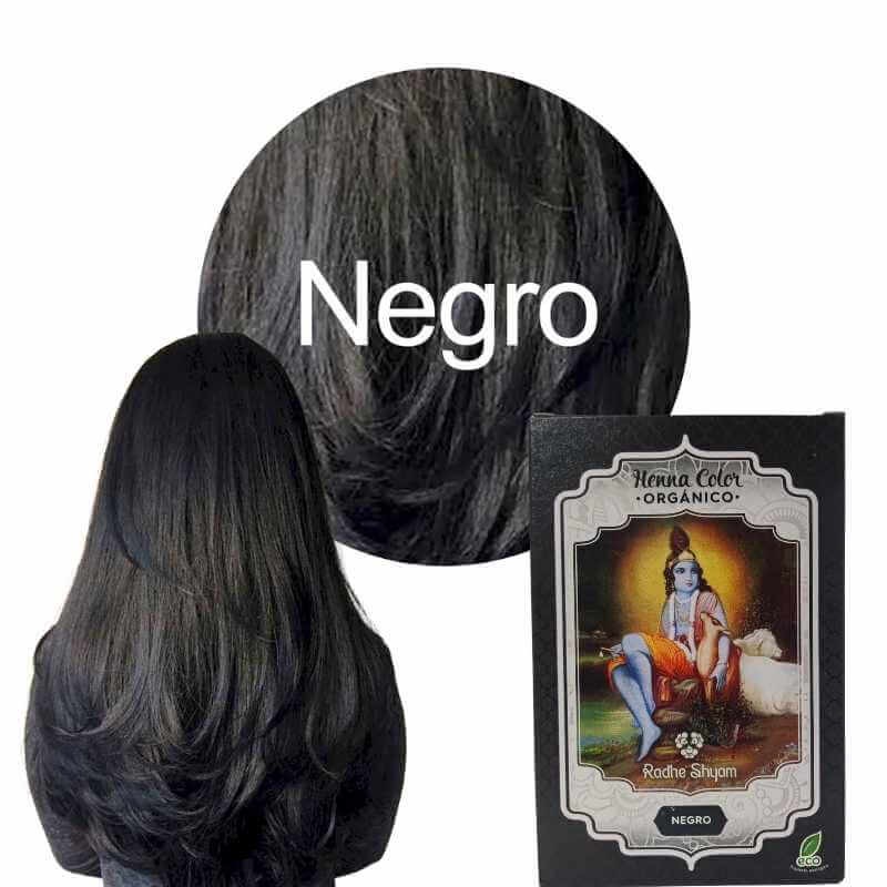Piedra Negra, tinte natural negro para el pelo