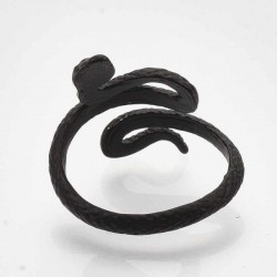 Black Snake Dreadbead - Ring