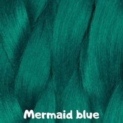 Cabello sintetico henlon color azul turquesa Mermaid Blue
