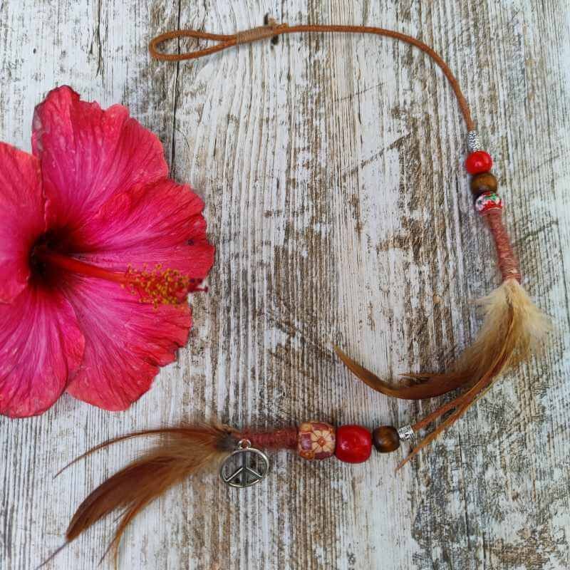 Hairwrap Fly Birdy Red