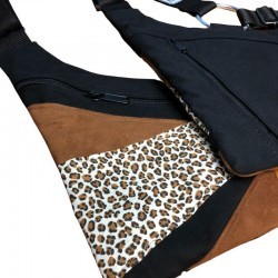 Double fanny pack, holsters Square Leopard