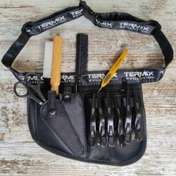 Hairdresser's belt with tools for making dreadlocks