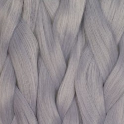 color para extensión de rasta artificial gris claro lavanda, light grey lavander
