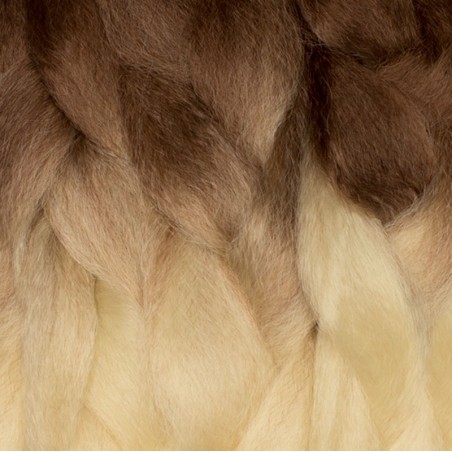 RASTAS cabello artificial degradado capuchino