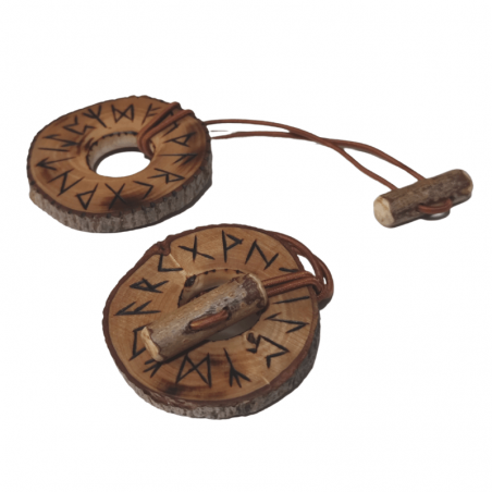 Runic pin for pick-up your dreadlocks, Viking Style