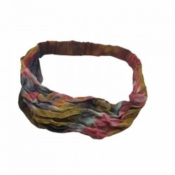 Bandana diadema cinta para el pelo tie dye lavada a la piedra hippie rasta natura