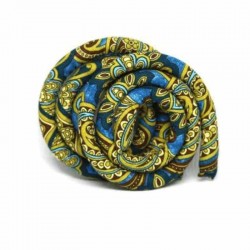 Spiralocks Blue paisley love 50 cm coletero para rastas dreads dreadlokcs trenzas