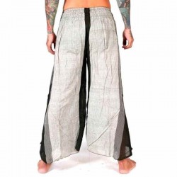Black and White harem trousers