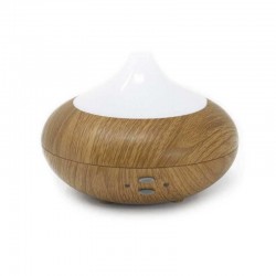Aroma diffuser with LED color change cone