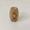 Big Beath Rune Viking Pyrograbate in Wood