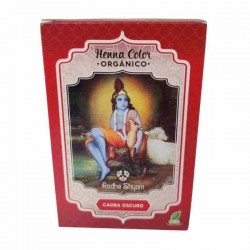 Radhe Shyam Henna En Polvo Caoba Oscuro 100G