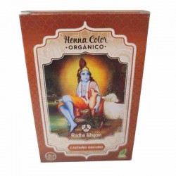 Radhe Shyam Henna En Polvo Castaño Oscuro 100G